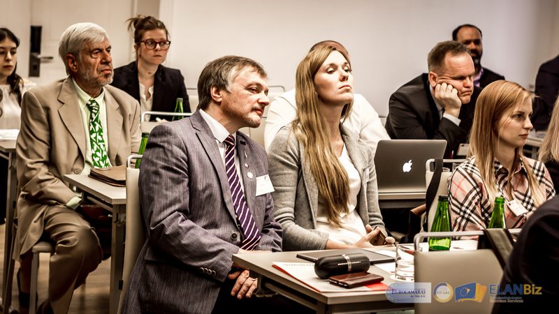 Fotografía del evento «Euro-Cámaras de Comercio» documentado por Visibles.World.