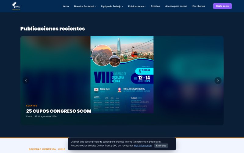 Sitio seoc en escritorio