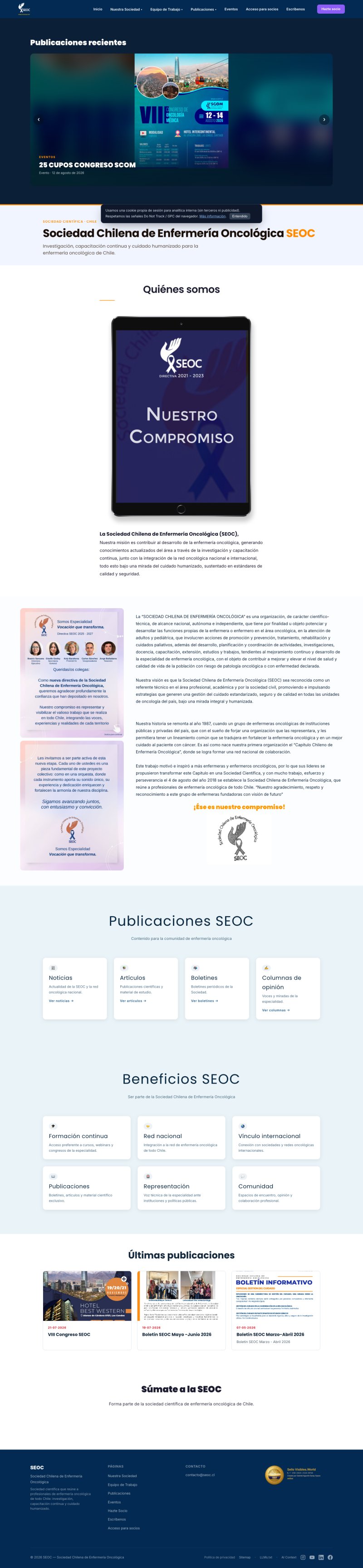 Sitio web renovado